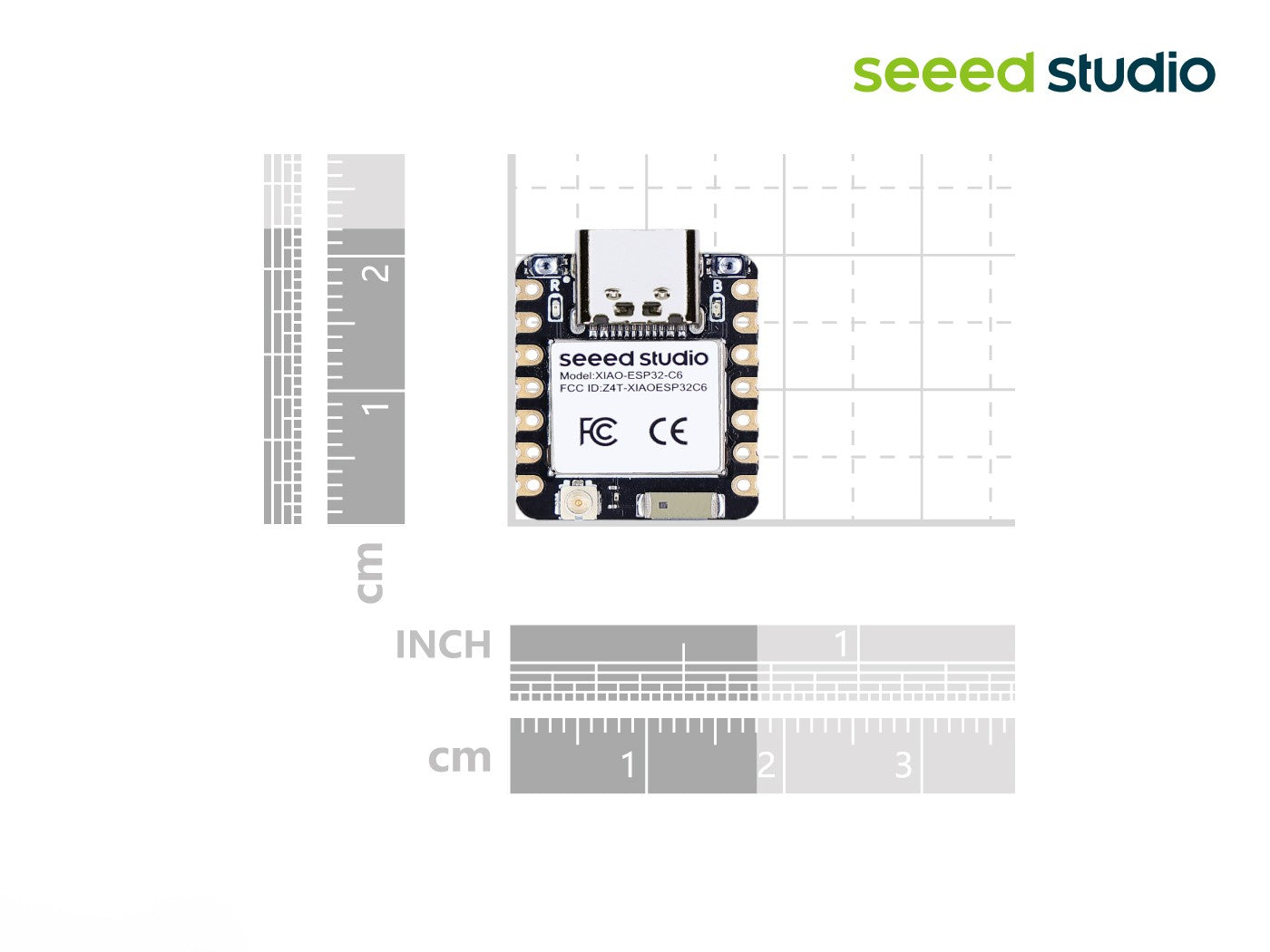 ESP32C6 mini development board XIAO esp32 c6-2.4 GHz WiFi6,BlE5.3,Zigbee Thread (802.15.4)ESP Rain Maker,AWS IoT,Microsoft Azure