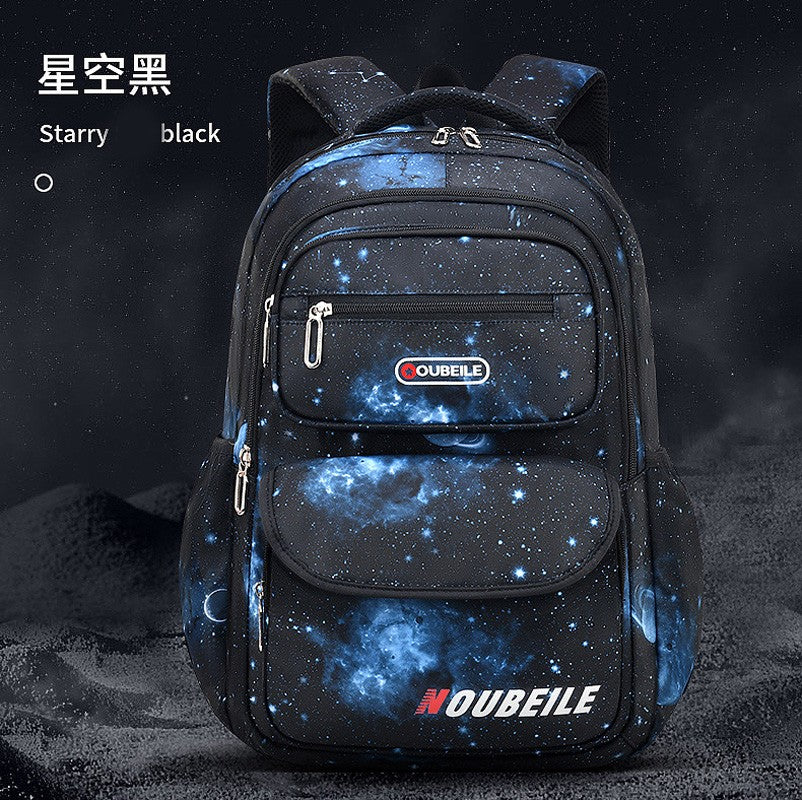 Mochila Infantil Fashion Estrelas Impermeável para Meninos Meninas Mochila Escolar Bolsa Livro