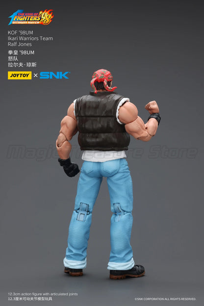 ?MT?JOYTOY SNK KOF'98UM Ikari Warriors Team Ralf Jones 1/18 Action Figure Toys