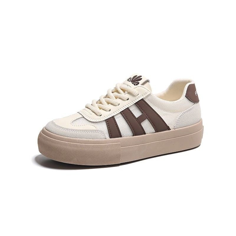 Thick-soled Casual Shoes for Women 2024 Spring and Autumn New Nmesh All-match Breathe Sneakers Comfortable Women Shoes D116