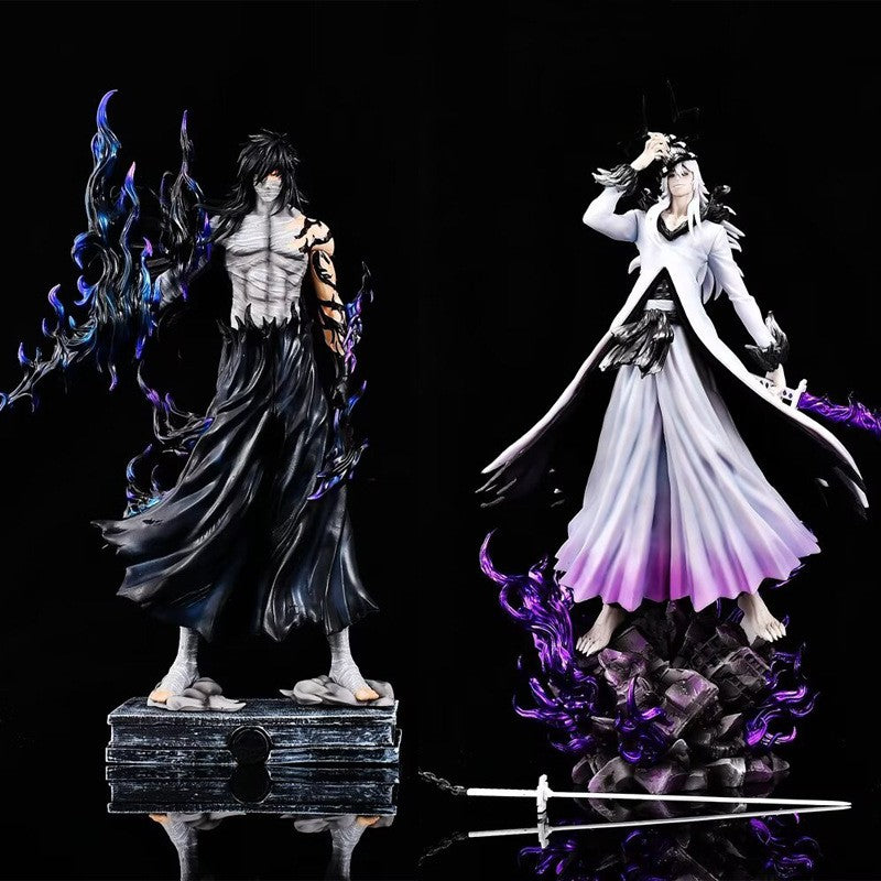 31-33cm Bleach Kurosaki Ichigo Duas Formas Grande Figura de Anime Modelo Estátua Coleção de Meninos Decoração de Mesa Ornamentos Brinquedos Presentes