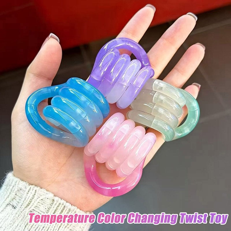 Rotating Twisting Fidget Toys Deformable Rope Educational Tangle Rope Stress Relief Sensory Toy Thinking Training Gifts ?? ????