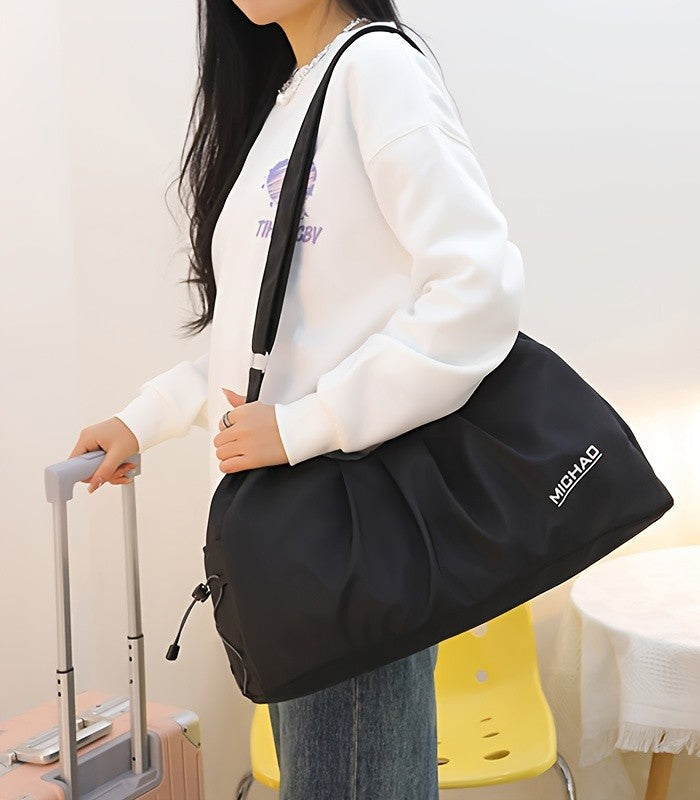 Yoga Bag Women's Sports Fitness Training Bag Fashionable Short Trip Luggage Bag Large Capacity Travel Bag Lightweight Travel