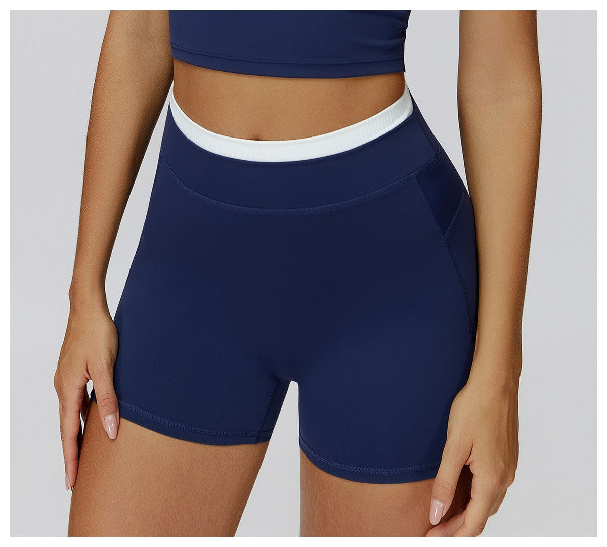 Women Elastic Feeling High Waist Yoga Shorts GymPush Up Running Fitness Legging Tummy Control Gym Outdoor Recreation Yoga Shorts