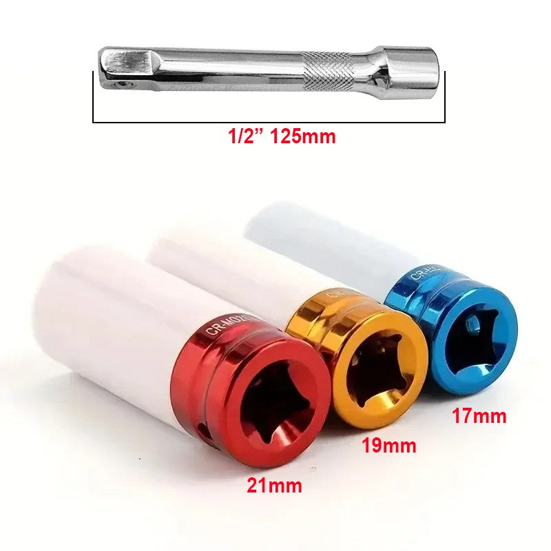 Chave de Torque 10-210N.m 1/2" com Catraca Reversível de Precisão Profissional para Bicicleta, Moto e Automóveis