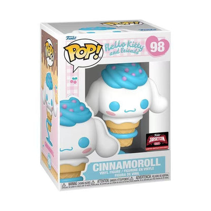 Hello Kitty And Friends Funko Pop Cinnamoroll Boneco de Vinil Exclusivo #118 Laço Coleção Bonecos de Ação Presentes para Meninas Estátua Brinquedos