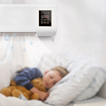 Ar Condicionado 2 em 1 1800W Quente Frio Uso Duplo Portátil de Parede com Controle Remoto para Casa Quarto