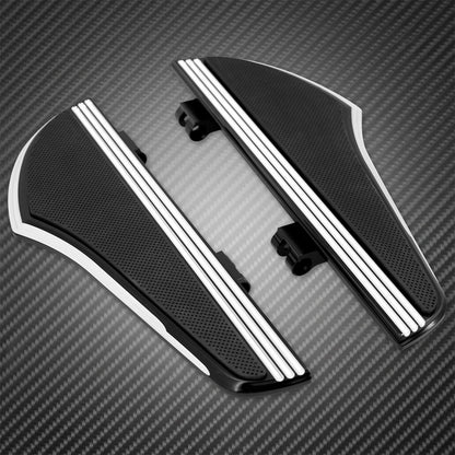 Pedaleiras Antiderrapantes Dianteiras para Motocicleta Harley Softail Fatboy Deluxe Touring Electra Glide FLHR