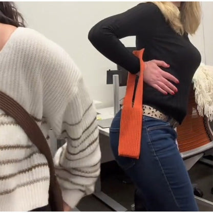 Knitted Phone Bag Scarf Style Unisex Crossbody Shoulder Phone Pouch Colorful Portable Slim Pocket Casual Phone Storage Accessory