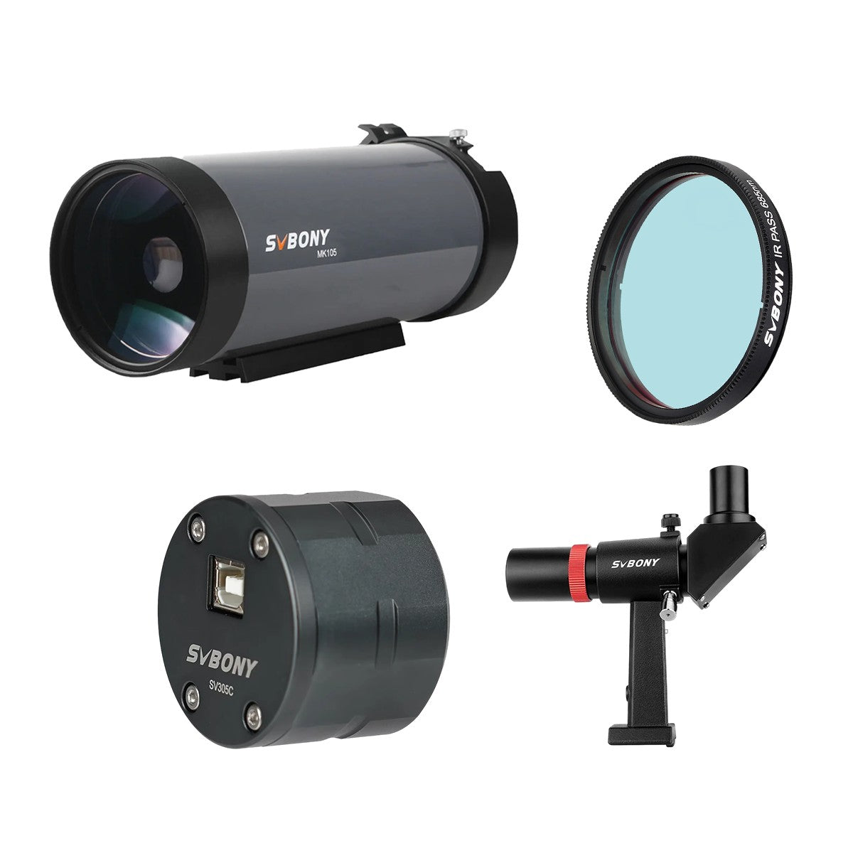 Telescópio Svbony MK105 OTA Portátil Design para Observações Lunares e Planetárias e Fotografia Maksutov Cassegrain MK105