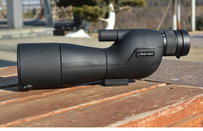 Telescópio Terrestre HD 25-75x60 com Zoom Potente, À Prova D'água, Prisma BAK4 de Longo Alcance para Equipamento de Acampamento com Tripé