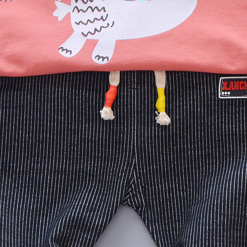 New Summer Baby Girl Clothes Suit Kids Boys Outfits Children T-Shirt Shorts 2Pcs/Sets Toddler Casual Costume Infant Tracksuits