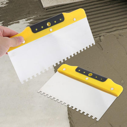 Desempenadeira de Drywall Massa Ferramenta Manual de Drywall Espátula Dentada para Assentamento de Piso Desempenadeira de Aço Desempenadeira de Reboco Ferramentas de Construção