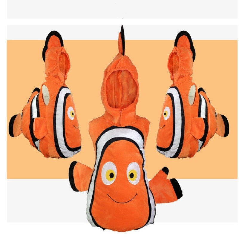 Finding Nemo Clownfish cospaly costume Pixar Animated Film Nemo  clothing Halloween Christmas party