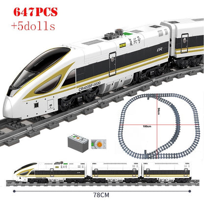 DIY MOC City Series Train Metro Tracks Building Blocks Railroad Conveyance Kids Model Bricks Toys Brinquedos for Children Gifts