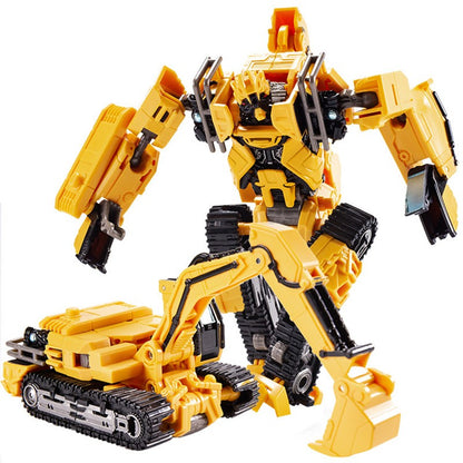 DD02 Anime Transformation Toys AOYI 8 EM 1 Boneco Articulado Maneiro Modelo Scrapper G1 KO SS60 Devastator Engenharia Carro Robô Menino