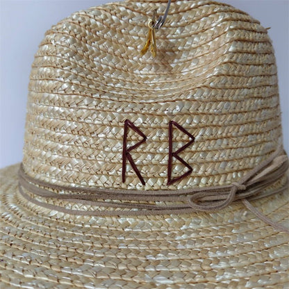 Chapéu de Palha Corrente Punk 2023 Novo Chapéu de Sol Acessórios Corrente Dourada Jazz Hip Hop Chapéu de Verão Estilo Punk Chapéu de Praia Chapéu de Igreja