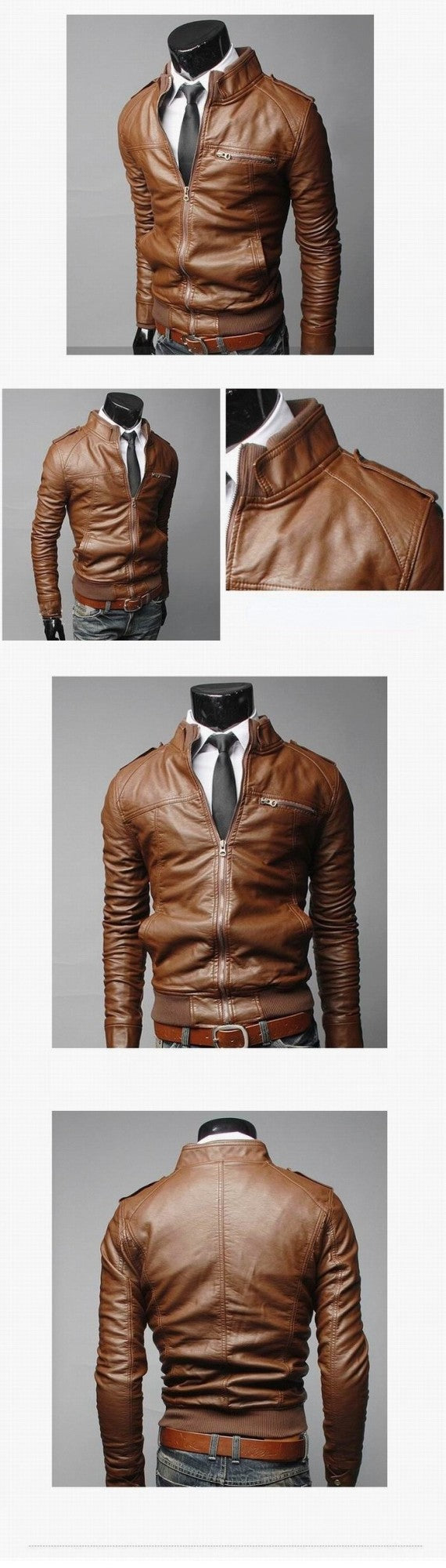MRMT 2025 Brand New Men's  Motorcycle Leather Jacket Slim Men Leather Jacket Outer Wear Clothing For Male Garment Man Jackets