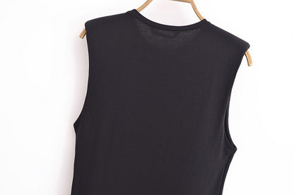 MUJER 2025 Woman Dresses Belt Pleated Midi Dress Women Sleeveless Summer Dress W