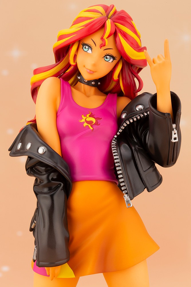 My little Pony Bishoujo Rarity Sunset Shimmer Applejack Twilight Sparkle Pinkie Pie Anime PVC Action Figure Toy Collection Doll