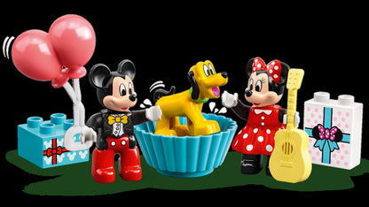 LEGO Tesouro 10941 Trem de Aniversário do Mickey e da Minnie Brinquedo de Construção de Quebra-Cabeças Infantis Presente