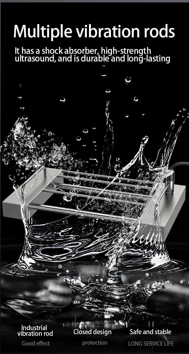 Dual Drive Ultrasonic Dishwasher Bubble Rinse Home Small Automatic Rinse Intelligent Dishwashing and Vegetable Washing Machine