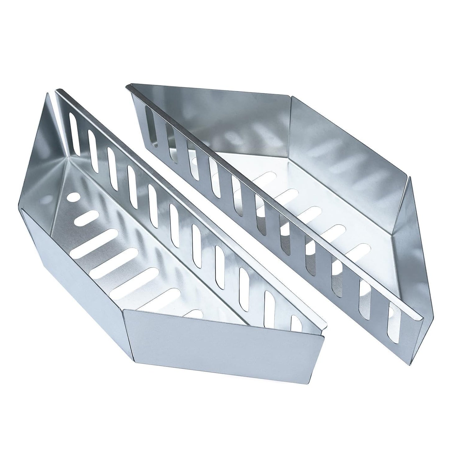 2PCS Charcoal Basket BBQ Charcoal Grill Basket Holders Grilling Accessories Replacement for Grill Accessories