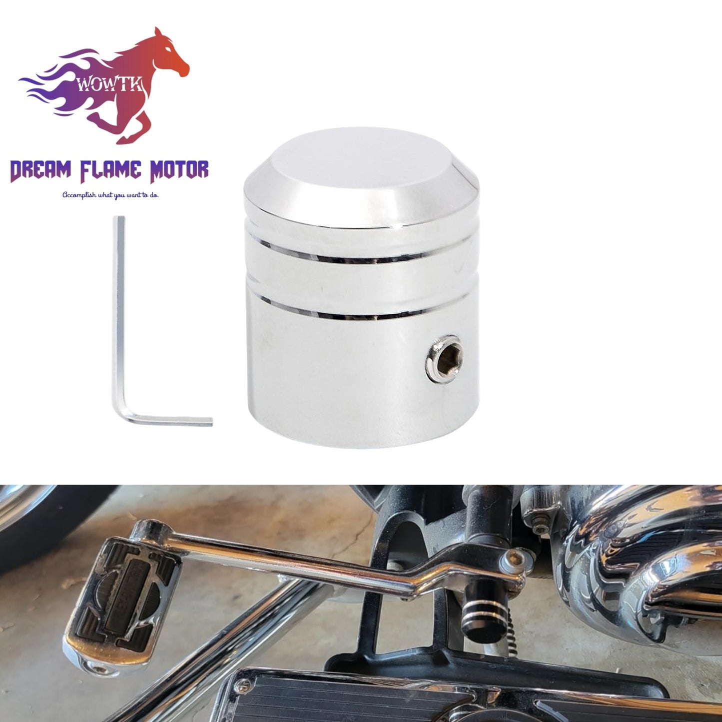 Acessórios para motocicleta Eliminador da tampa do eixo da alavanca do câmbio de calcanhar para Harley Touring Softail Fat Boy Road Street Glide 82-24