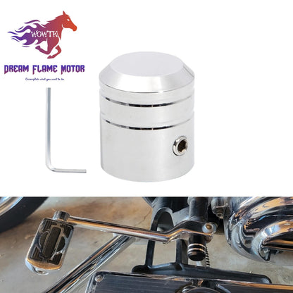 Acessórios para motocicleta Eliminador da tampa do eixo da alavanca do câmbio de calcanhar para Harley Touring Softail Fat Boy Road Street Glide 82-24