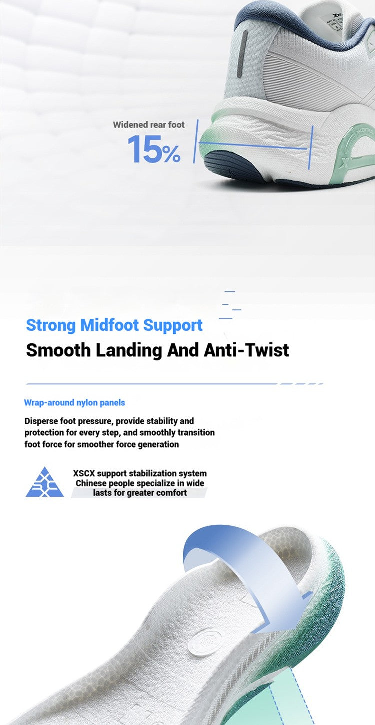 Xtep 2000km Plus Running Shoes 2025 New Spring Lightweight Anti-slip Wear-Resistant Men's Training Jogging Sneakers 875319110001