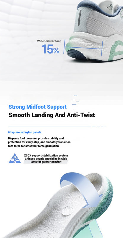 Xtep 2000km Plus Running Shoes 2025 New Spring Lightweight Anti-slip Wear-Resistant Men's Training Jogging Sneakers 875319110001