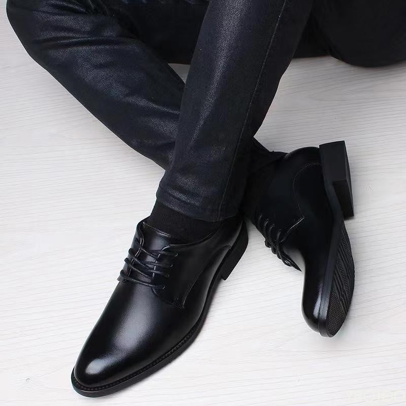 2025 new Fashionable versatile Men Shoes Heightening Shoes Spring  British Casual Business flats Casual comfortable Shoes