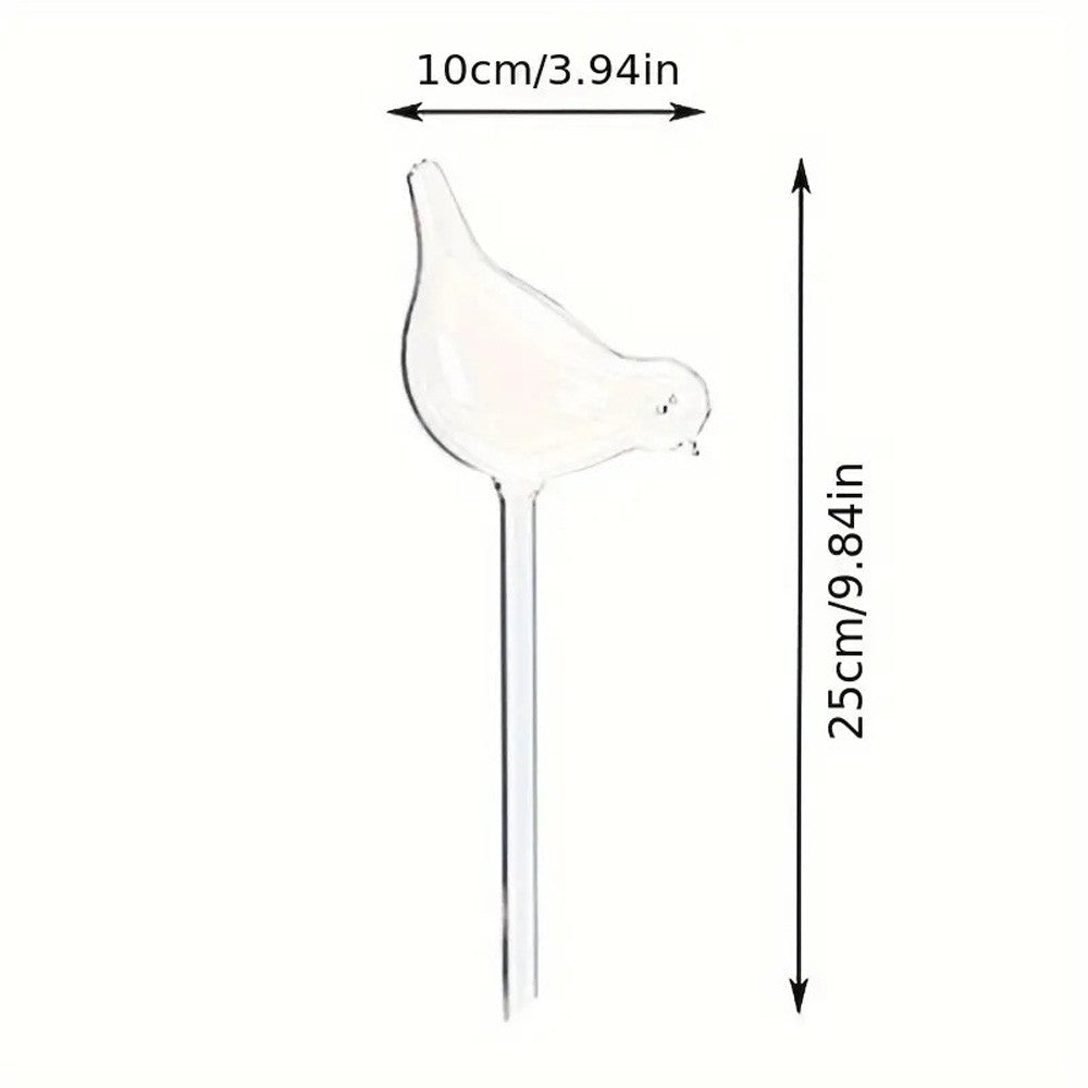 Imitation Glass Plastic Bird Plant Waterer Bird Shape Design Hand Blown Plant Watering Bulbs Garden Water Seepage Drip Device
