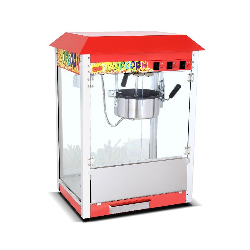 Máquina de Pipoca Automática Industrial Comercial Equipamento de Lanche para Uso Doméstico e em Cinemas