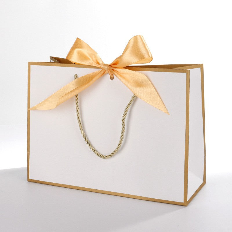 1pc Large Paper Gift Bag?Excluding Decorative Paper and Cards? - Valentine's Day Gift Bag - Portable Gift Bag with Handle
