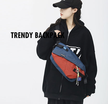 High Quality Nylon Panelled Waist Packs 2024 New Brand Unisex Chest Pack Casual Outdoor Travel Crossbody Bag Men Wasit Belt Bags