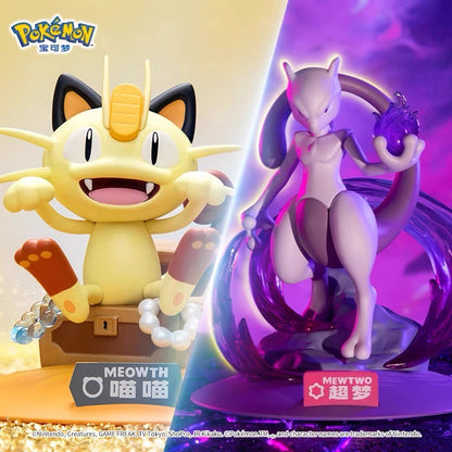 FUNISM Bonecos Genuínos Pokémon Pikachu Mewtwo Estatueta Gardevoir Weezing Modelo Anime Pocket Monster Brinquedo Infantil Coleção Presente