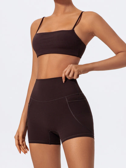 Ctenkevet Sling Yoga Bra Women Gym Workout Push Up Brassiere Female Outdoors Sports Underwear Women Fitness Shockproof Crop Top