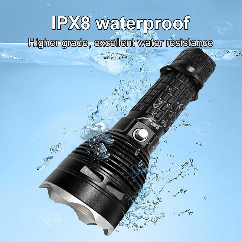 9000LM Upgrade XHP160 Diving Flashlight Powerful Profession Underwater Lantern Rechargeable Dive Torch IP8 Waterproof Scuba Lamp