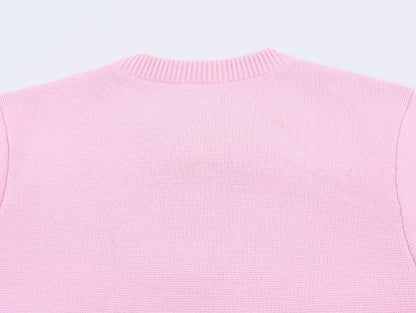 2025 Spring And Summer New Women's Short Sleeved Simple Fashion Style Knitted Cardigan Coat