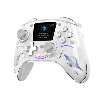 Hall effect Joystick Trigger Smart Screen Wireless Controller For Switch P4 iOS Android PC TV Dual Hall Joystick RGB Light
