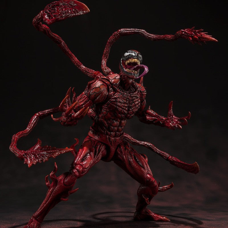 Red Venom Carnificina Figura de Ação Articulada Modelo Brinquedos