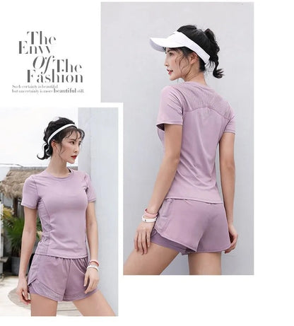 Summer sports shorts, women's loose casual anti-walking, light speed drying, high-waisted running, fitness, yoga, thin, breathab