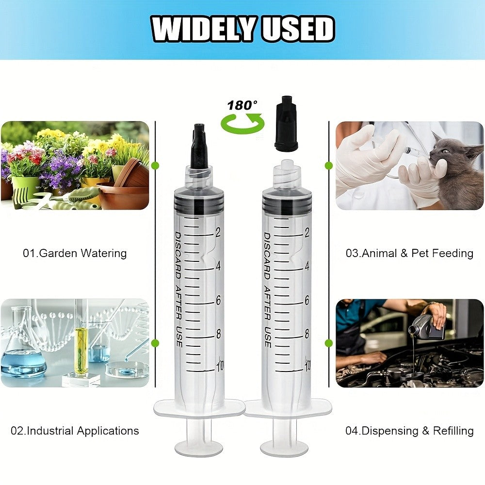 Conjunto de 20 Agulhas Dosadoras - Seringa Multiuso, Material Durável, Com Tubo de Agulha, Agulha, Silicone