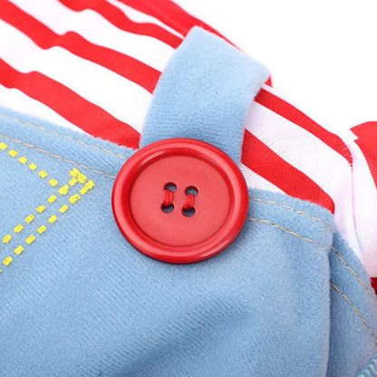 Roupas Engraçadas para Cães Fantasia de Cosplay para Cães Halloween Trajes Cômicos Segurando uma Faca Conjunto de Roupas para Gatos e Cães de Estimação para Festas e Festivais
