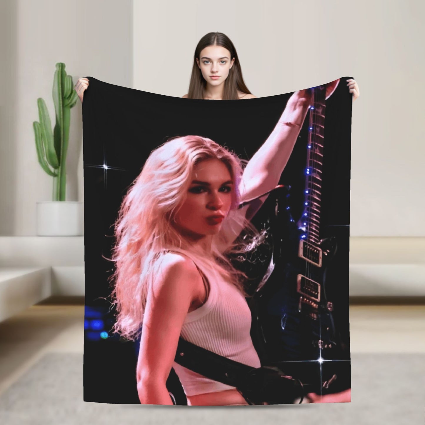 2025 Dany The lead Blanket The W-Warning Super Warm Aesthetic Plush Bedding Throws For Couch Chair Flannel Bedspread Bed Cover