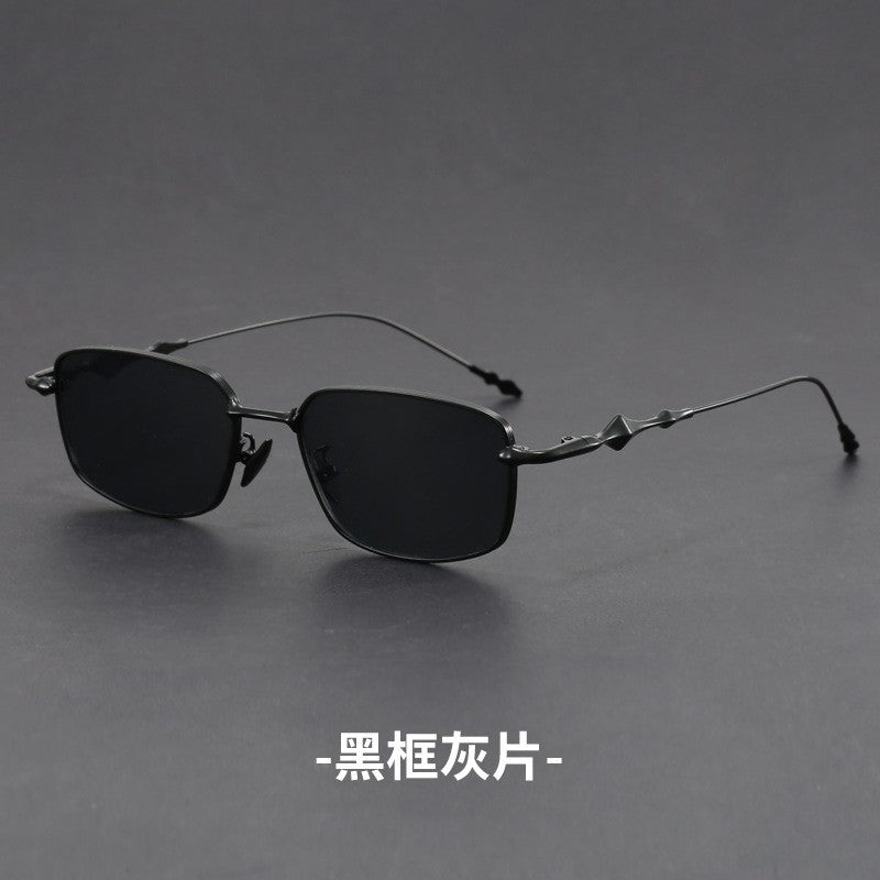 Óculos de Sol Retangulares Pequenos Femininos com Armação Fina, Óculos Anti-Luz Azul, Armações de Óculos Modernas, Óculos Vintage UV400 Gafas De Sol