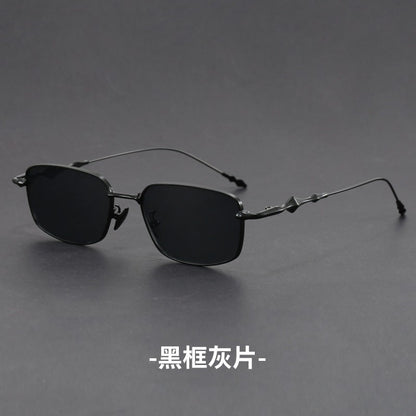 Óculos de Sol Retangulares Pequenos Femininos com Armação Fina, Óculos Anti-Luz Azul, Armações de Óculos Modernas, Óculos Vintage UV400 Gafas De Sol