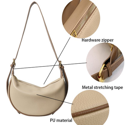 Luxury Women's Shoulder Bags PU Wallet Mobile Phone Dumpling Bag For Women Daily Commuting Crossbody Bag