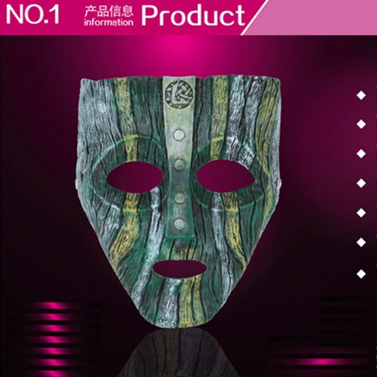 Cameron Diaz Loki Resin Bark Masks Halloween Mask Jim Carrey Venetian  Mask The God of Mischief Masquerade Cosplay Costume Props